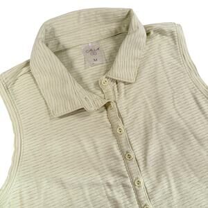 Calia Womens Renew Sleeveless Golf Polo Wicking Spandex Size M WCG11040F